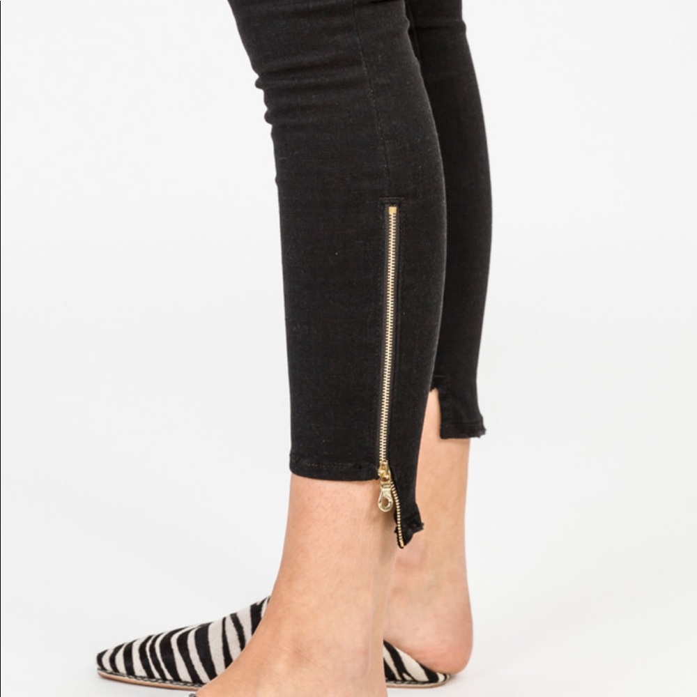 Frame - Le Skinny de Jeanne Black Jeans Size 24 - Picture 8 of 8